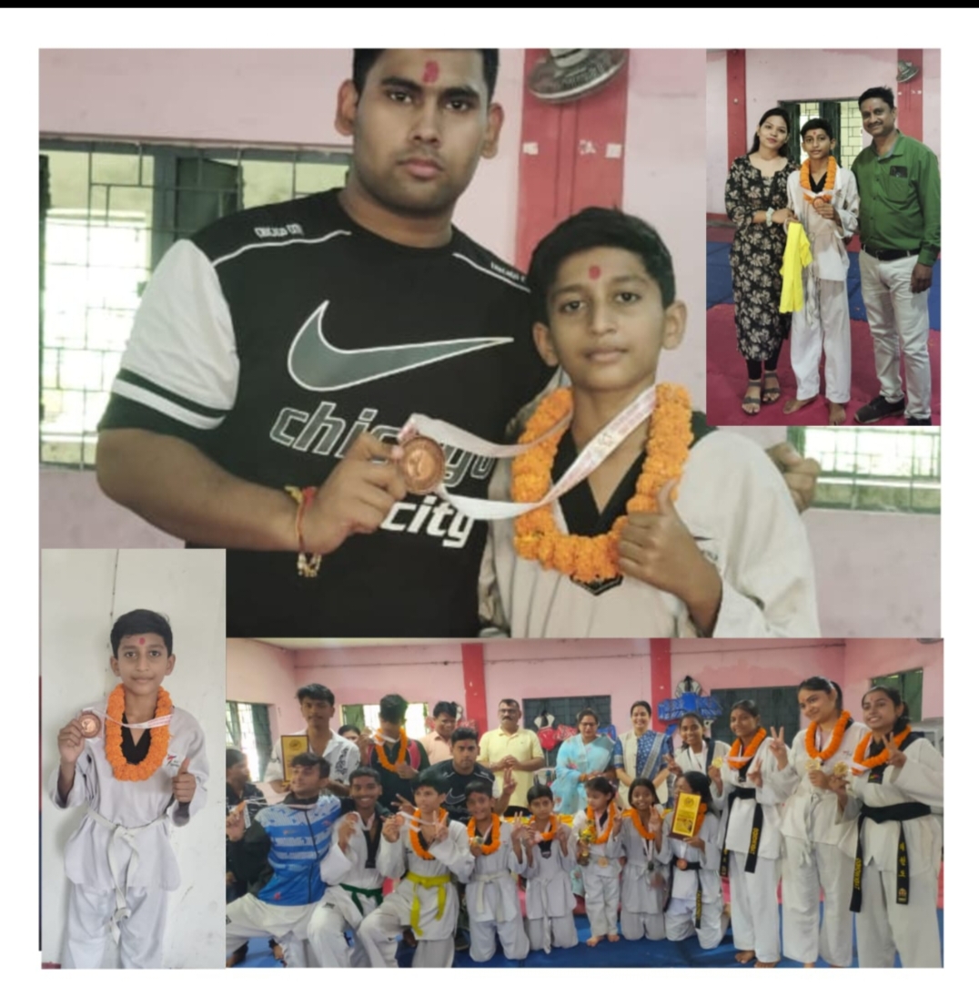 *स्टेट लेवल के डेट ताइक्वांडो प्रतियोगिता में ऋषभ सिंह(रोशन) ने ब्रॉन्ज मेडल अर्जित किए* घरघोड़ा